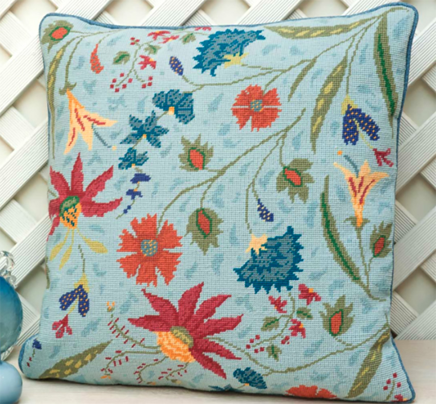 Caprice blue Needlepoint