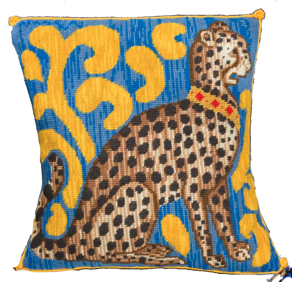 Cheetah Needlepoint