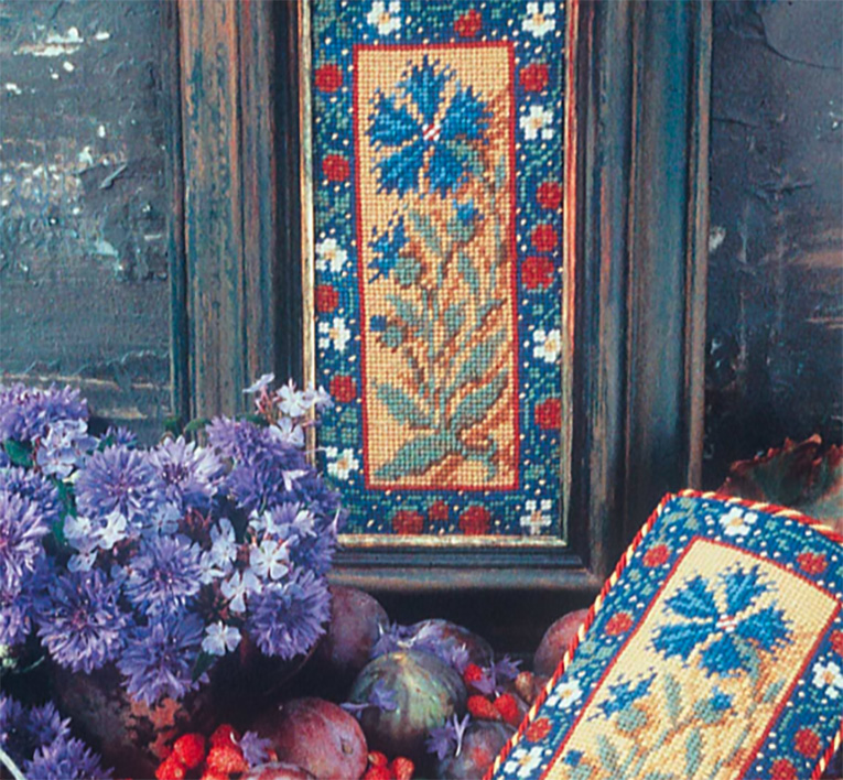 Cornflower Needlepoint