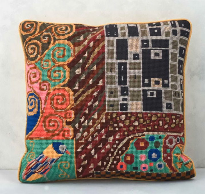 Klimt Chocolate Needlepoint
