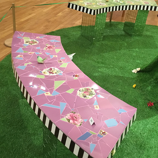 Mosaic Benches and Chairs